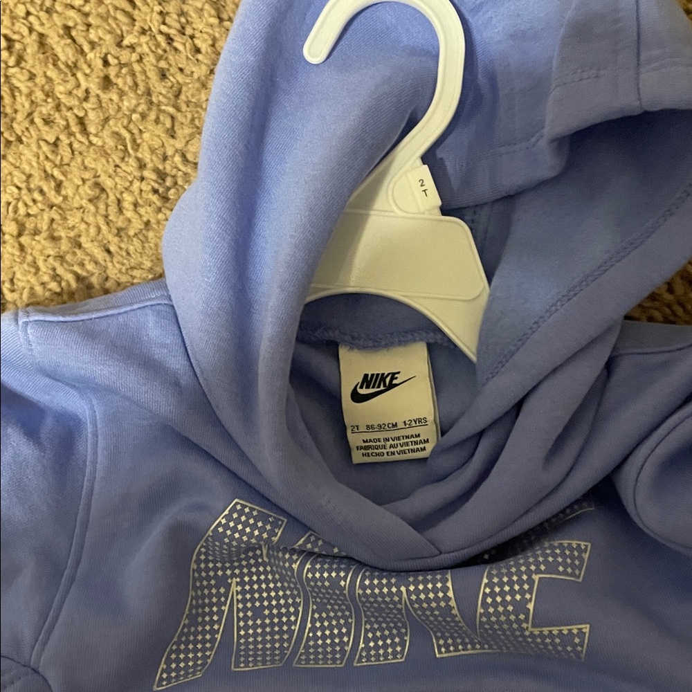 Nike Kids Blue Hoodie and Joggers Set - Picture 2 of 5